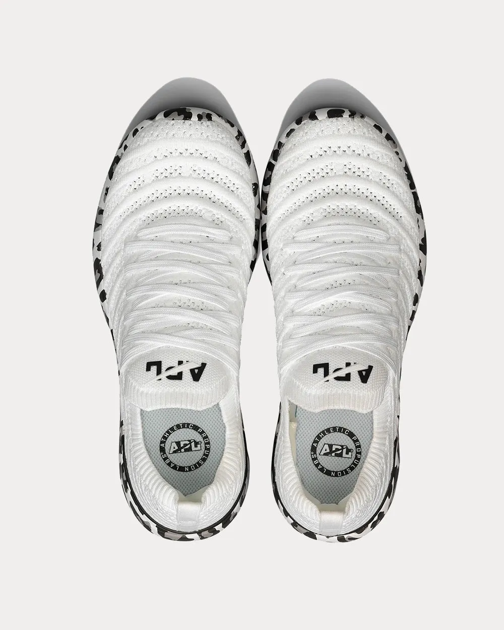 TechLoom Wave White / Leopard Running Shoes